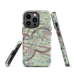 Lewis Airport (1OH9) VFR Sectional  Tough iPhone Case