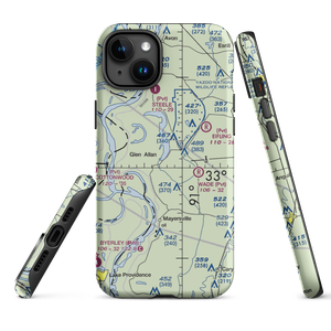 Lewis Airport (MS75) VFR Sectional  Tough iPhone Case