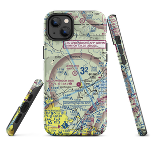 Lewis Airstrip (7NC7) VFR Sectional  Tough iPhone Case