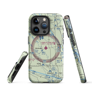 Lewis County Regional Airport (6M6) VFR Sectional  Tough iPhone Case