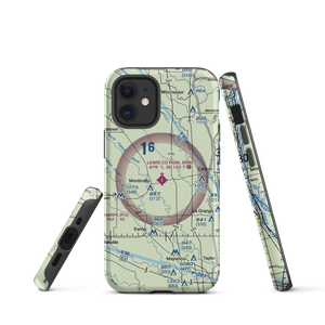 Lewis County Regional Airport (6M6) VFR Sectional  Tough iPhone Case