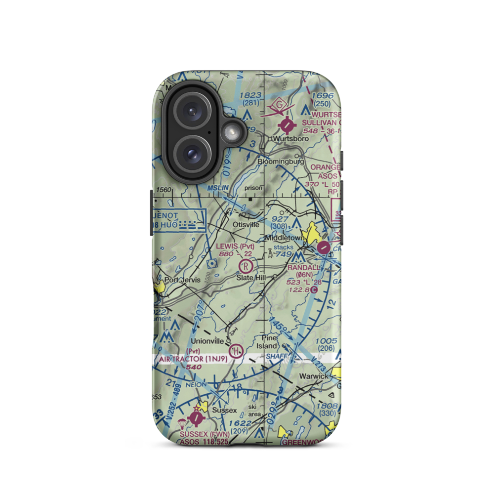 Lewis Landing Airport (NK79) VFR Sectional  Tough iPhone Case iPhone 16 model shown
