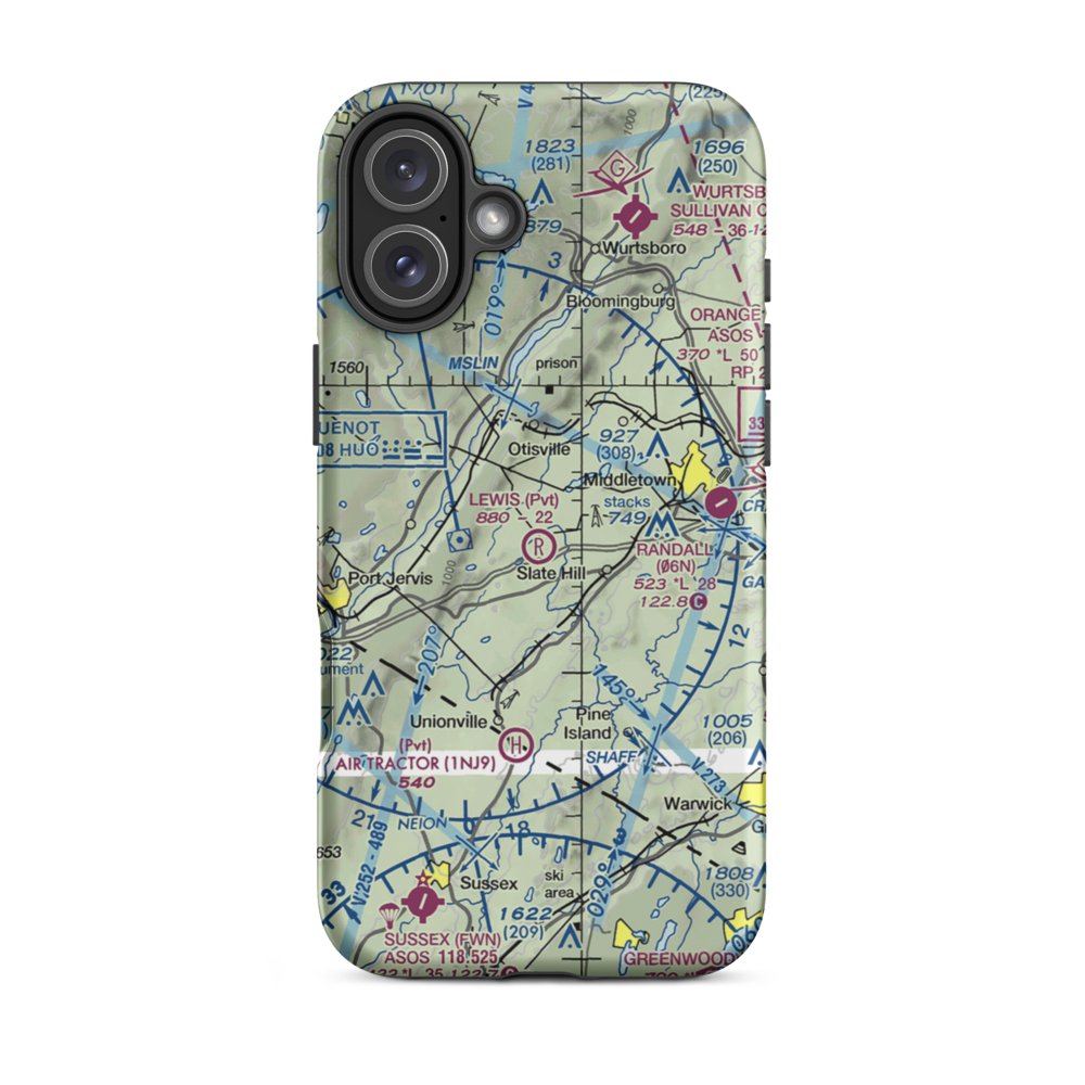 Lewis Landing Airport (NK79) VFR Sectional  Tough iPhone Case iPhone 16 Plus model shown