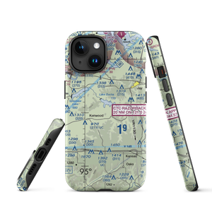 Lewis North Airport (62OK) VFR Sectional  Tough iPhone Case
