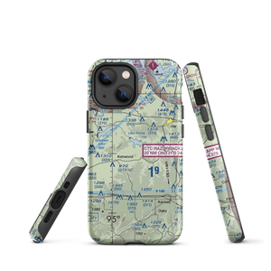 Lewis North Airport (62OK) VFR Sectional  Tough iPhone Case