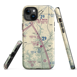 Lewis Ranch Airport (XA31) VFR Sectional  Tough iPhone Case
