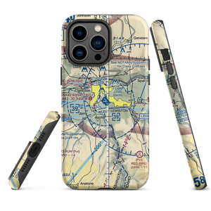 Lewiston Nez Perce County Airport (LWS) VFR Sectional  Tough iPhone Case