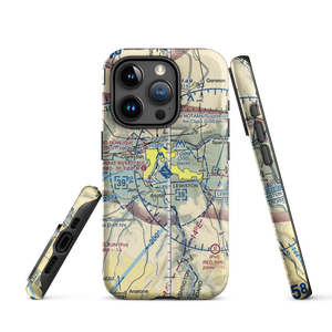 Lewiston Nez Perce County Airport (LWS) VFR Sectional  Tough iPhone Case