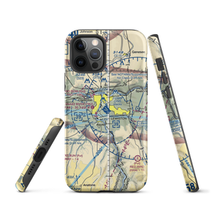 Lewiston Nez Perce County Airport (LWS) VFR Sectional  Tough iPhone Case