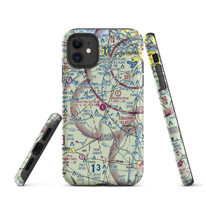 Lexington County Airport (6J0) VFR Sectional  Tough iPhone Case