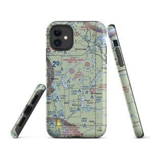 Lilac Time Airport (WI12) VFR Sectional  Tough iPhone Case