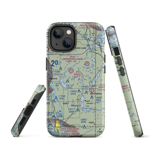 Lilac Time Airport (WI12) VFR Sectional  Tough iPhone Case