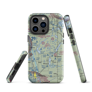 Lilac Time Airport (WI12) VFR Sectional  Tough iPhone Case