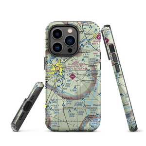 Lima Allen County Airport (AOH) VFR Sectional  Tough iPhone Case