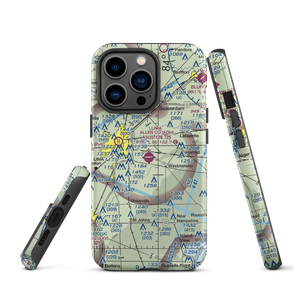 Lima Allen County Airport (AOH) VFR Sectional  Tough iPhone Case