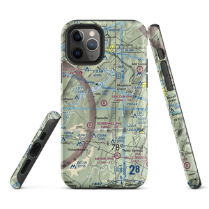 Lincoln Farms Airport (5PN8) VFR Sectional  Tough iPhone Case