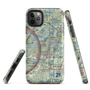 Lincoln Farms Airport (5PN8) VFR Sectional  Tough iPhone Case