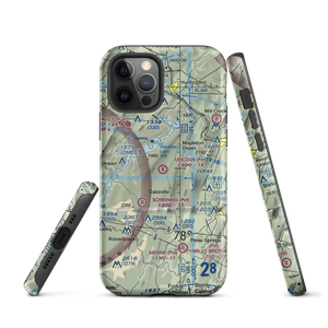 Lincoln Farms Airport (5PN8) VFR Sectional  Tough iPhone Case