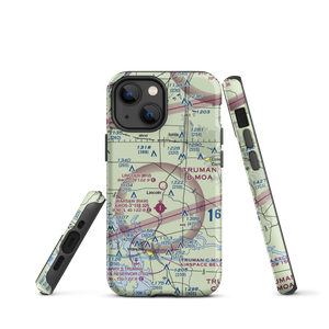 Lincoln Municipal Airport (0R2) VFR Sectional  Tough iPhone Case