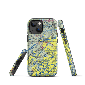 Lincoln Park Airport (N07) VFR Sectional  Tough iPhone Case