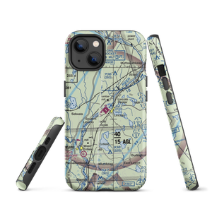 Lincoln Regional Airport (LRG) VFR Sectional  Tough iPhone Case