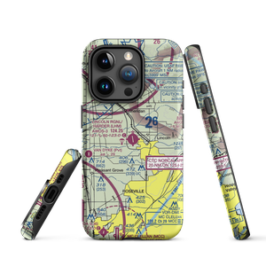 Lincoln Regional Karl Harder Field (LHM) VFR Sectional  Tough iPhone Case