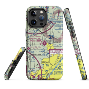 Lincoln Regional Karl Harder Field (LHM) VFR Sectional  Tough iPhone Case