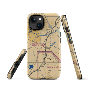 Lincoln Station Airport (NM25) VFR Sectional  Tough iPhone Case