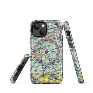 Lincolnton Lincoln County Regional Airport (IPJ) VFR Sectional  Tough iPhone Case