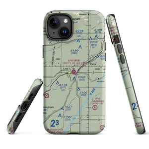 Lind Airport (0S0) VFR Sectional  Tough iPhone Case