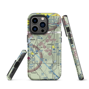 Linders Cow-Chip Airport (7KS6) VFR Sectional  Tough iPhone Case