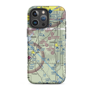 Linders Cow-Chip Airport (7KS6) VFR Sectional  Tough iPhone Case