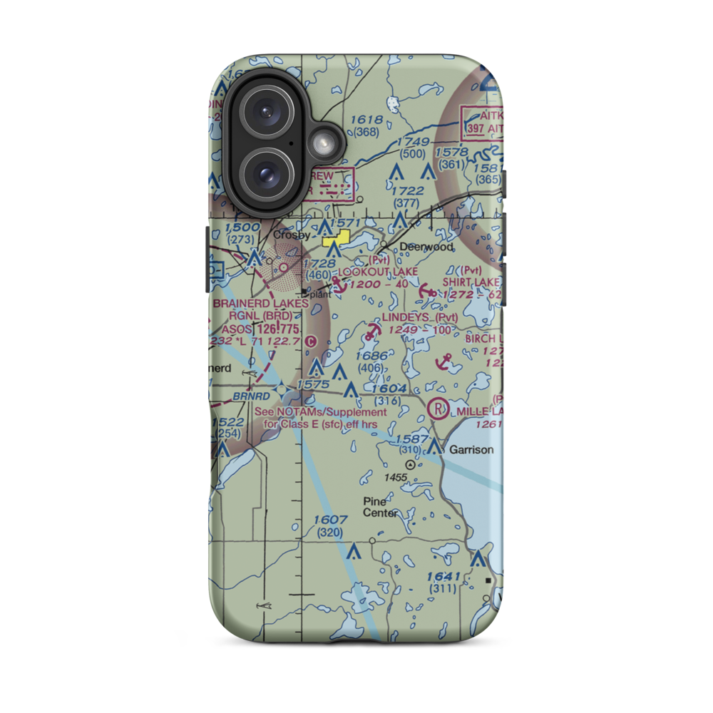 Lindey's Landing Airport (5MN7) VFR Sectional  Tough iPhone Case iPhone 16 Plus model shown