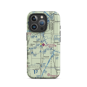 Linn County Airport (1KS) VFR Sectional  Tough iPhone Case