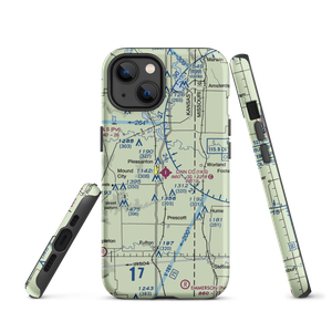 Linn County Airport (1KS) VFR Sectional  Tough iPhone Case