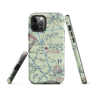 Linn State Technical College Airport (1H3) VFR Sectional  Tough iPhone Case