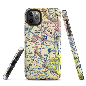 Little Buttes Antique Airfield (1CL1) VFR Sectional  Tough iPhone Case