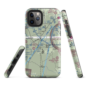 Little C Ranch Heliport (4T7) VFR Sectional  Tough iPhone Case