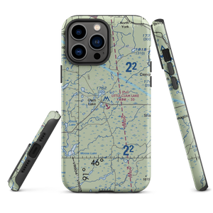 Little Clam Lake Seaplane Base (7WI1) VFR Sectional  Tough iPhone Case