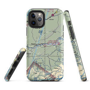 Little Goose Lock and Dam Airport (16W) VFR Sectional  Tough iPhone Case
