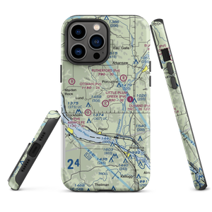 Little Plum Creek Airport (25WN) VFR Sectional  Tough iPhone Case