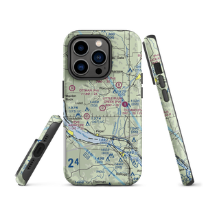 Little Plum Creek Airport (25WN) VFR Sectional  Tough iPhone Case