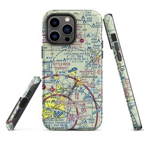 Little Rock Air Force Base (LRF) VFR Sectional  Tough iPhone Case