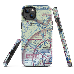 Little Susitna Airport (8AK6) VFR Sectional  Tough iPhone Case