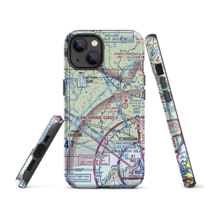 Little Susitna Airport (8AK6) VFR Sectional  Tough iPhone Case