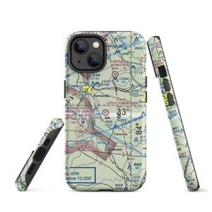 Little Tobesofkee Creek Ranch Airport (GA86) VFR Sectional  Tough iPhone Case