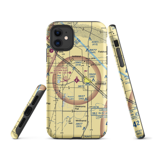 Littlefield Municipal Airport (LIU) VFR Sectional  Tough iPhone Case