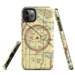 Littlefield Municipal Airport (LIU) VFR Sectional  Tough iPhone Case