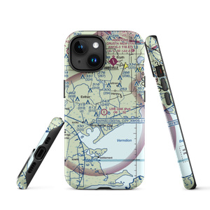 Live Oak Landing Strip (LA60) VFR Sectional  Tough iPhone Case