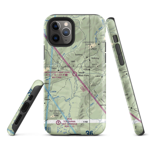 Livengood Camp Airport (4AK) VFR Sectional  Tough iPhone Case